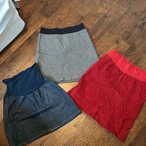 Bundle of Three (3) Maternity Skirts.